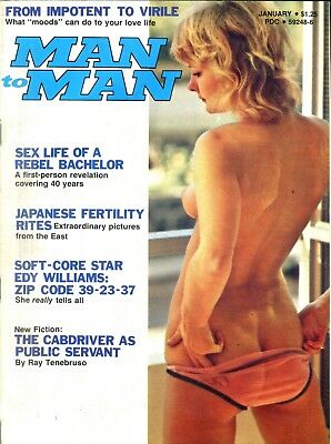 Man To Man Magazine Edy Williams January 1975 111518lm-ep