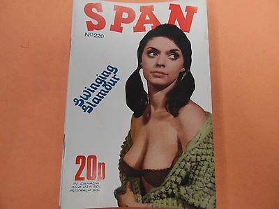 Span Glamour Pin-Up Girls Digest Leila #220 December 1972 051816lm-ep