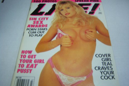 Live! Adult Busty Magazine 'Sin City Sex Awards Porn Stars Cum Out to Play' July 1992
