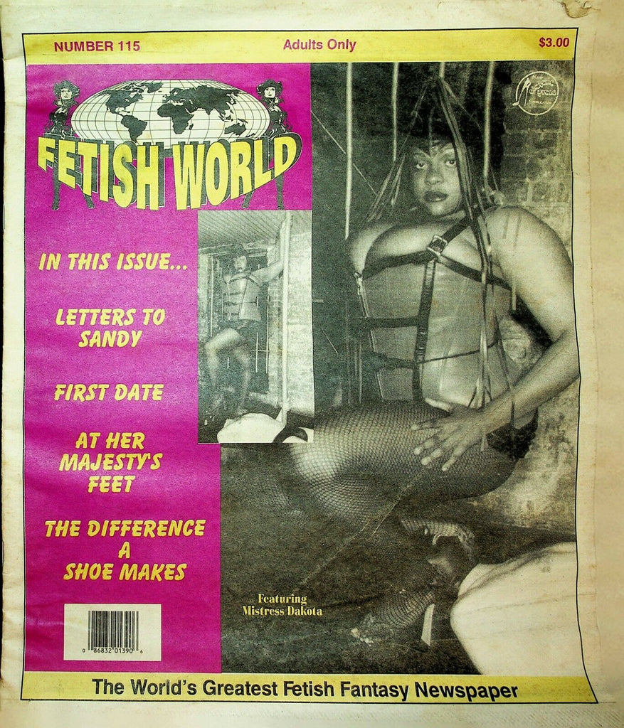 Fetish World Newspaper Cover Girl Dakota #115 1999 030220lm-ep