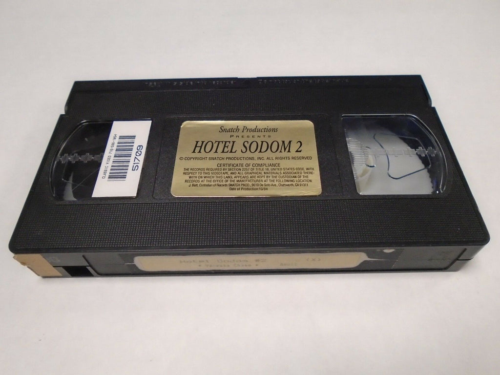 Hotel Sodom 2 Candy Conner Vanessa Chase 1995 Adult VHS 012319AMP