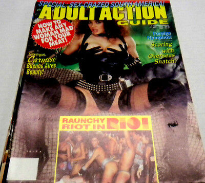 Adult Action Guide Adult Magazine "Sex Crazed South America" 1991 052513Lm-ep