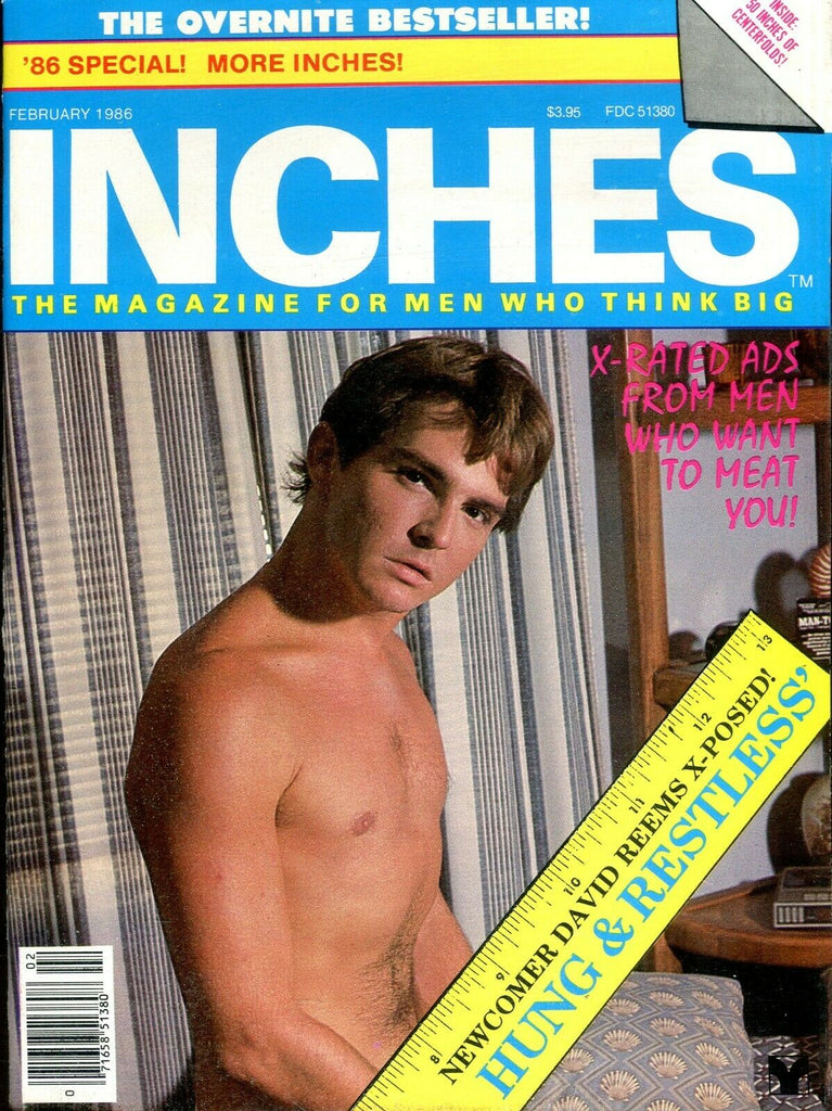 Inches Gay Magazine David Reems X-Posed! February 1986 101119lm-ep