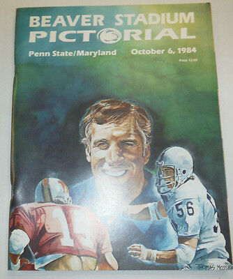 Beaver Stadium Pictorial Magazine Penn State/Maryland October 1984 122314R2
