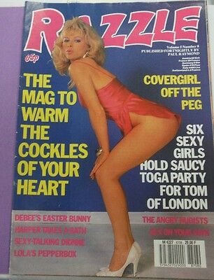 Razzle Busty Adult Magazine Paul Raymond vol.5 #8 1987 110215lm-ep