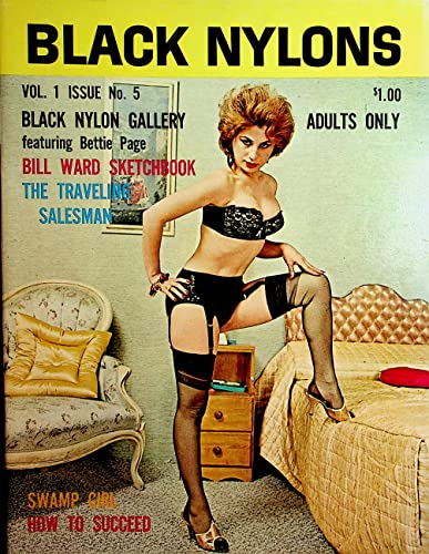 Black Nylons Vintage Magazine Bettie Page/Bill Ward Sketchbook vol.1#5 November 1962 Sampson Publishing