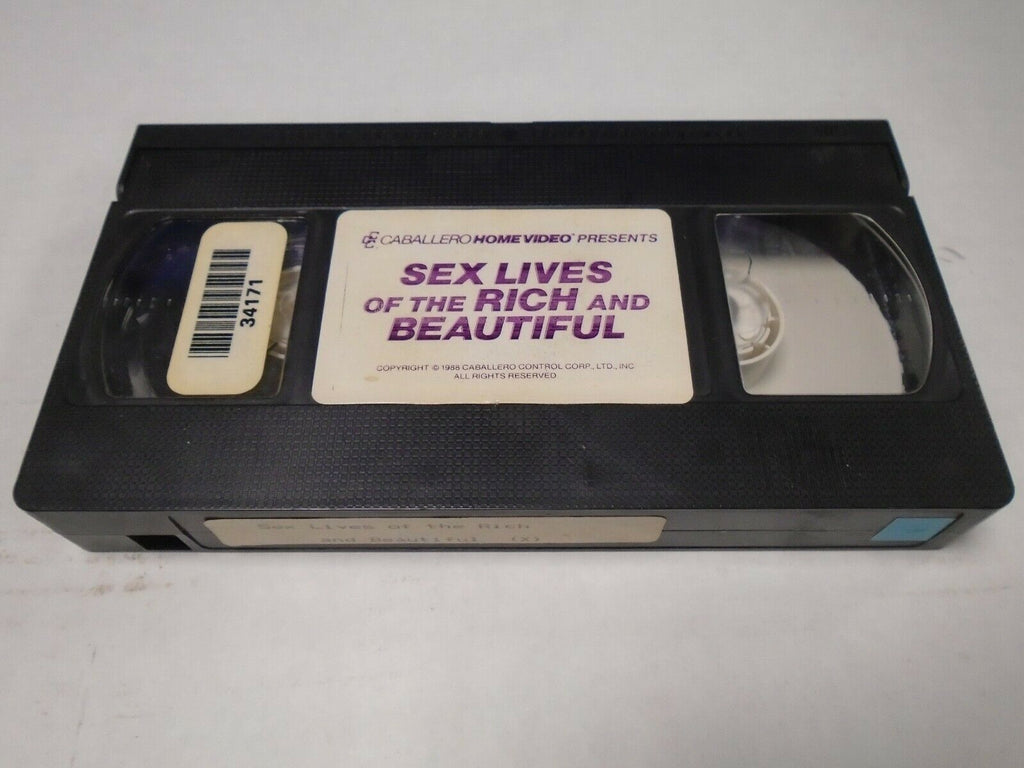 Sex Lives of the Rich and Beautiful 1987 Buffy Davis Adult VHS 021819AMP