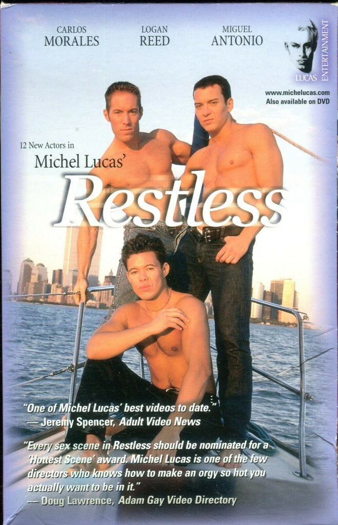 Restless Gay VHS Carlos Morales / Logan Reed XXX 012720lm-ep6