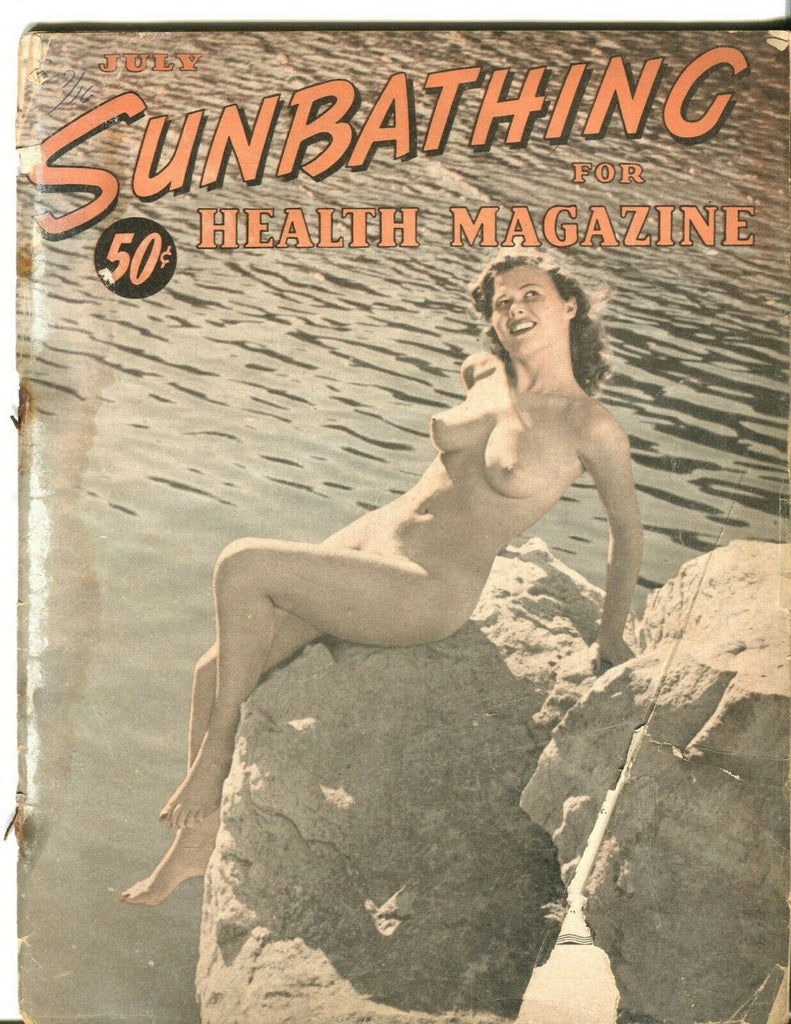 Sunbathing For Health Magazine Nudists July 1952 080519lm-ep