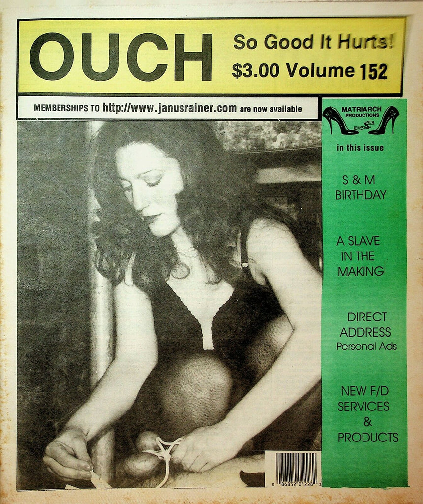Ouch Fetish Newspaper S & M Birthday #152 1998 022720lm-ep