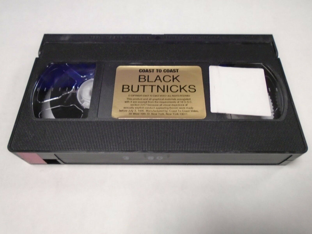 Black Buttnicks 1993 Ron Hightower Janet Jacme Lana Sands Adult VHS 040219AMP