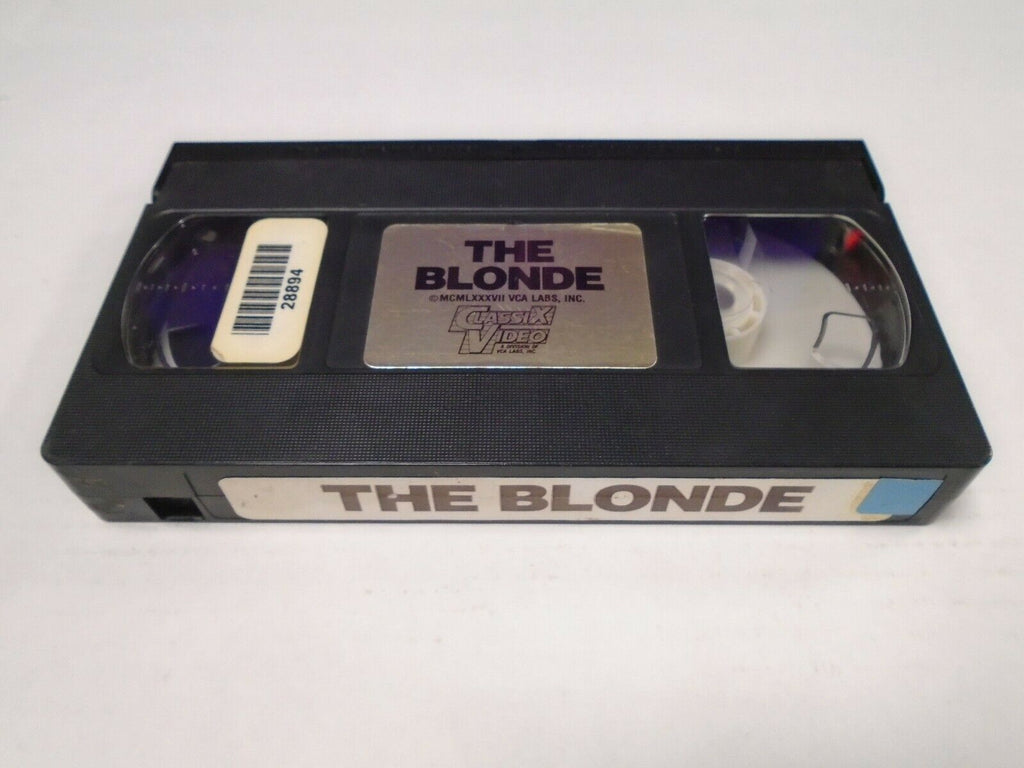The Blonde 1987 VCA Labs Classix Video Adult VHS 032919AMP