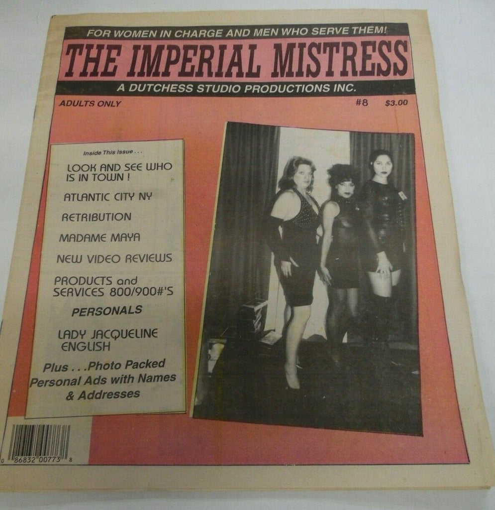 The Imperial Mistress Fetish Newspaper Madame Maya #8 1997 120819lm-ep