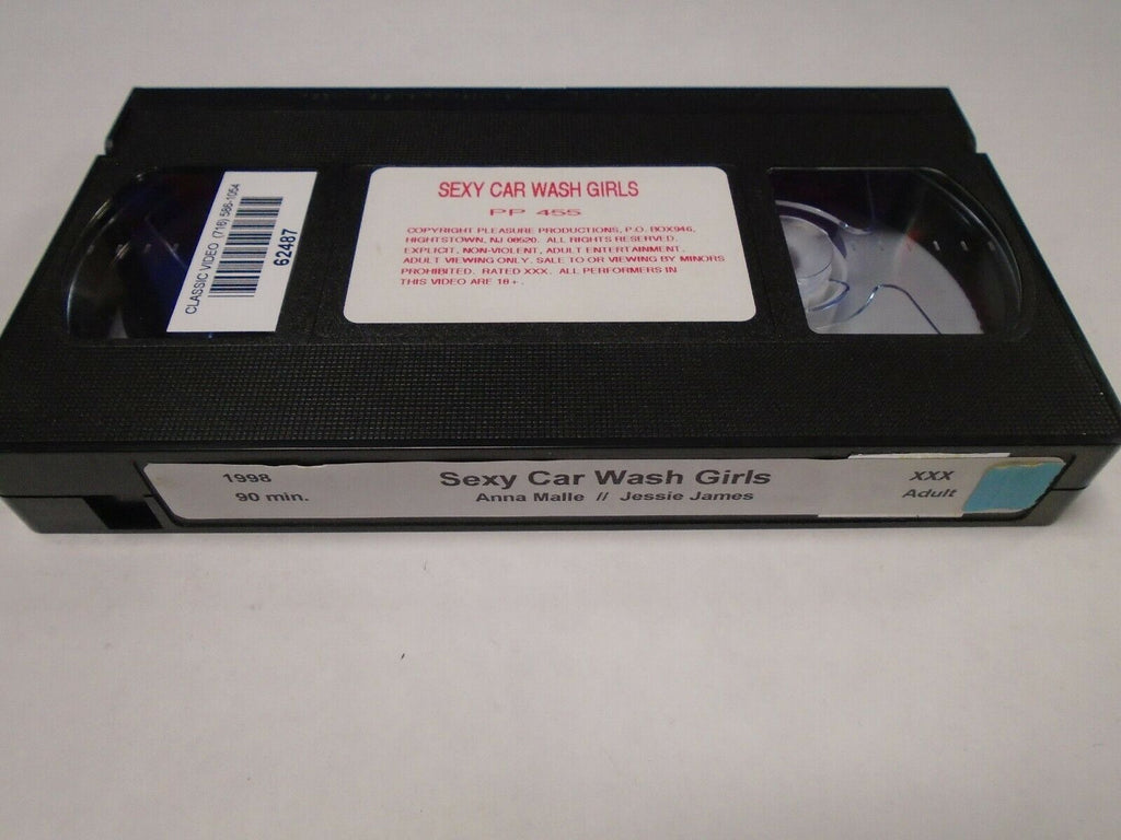 Sexy Car Wash Girls Anna Malle Jessie James 1998 90mins Adult VHS 021319AMP2