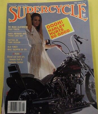 Super Cycle Magazine Harley Hurts So Good May 1980 18+ 121012lm-epa