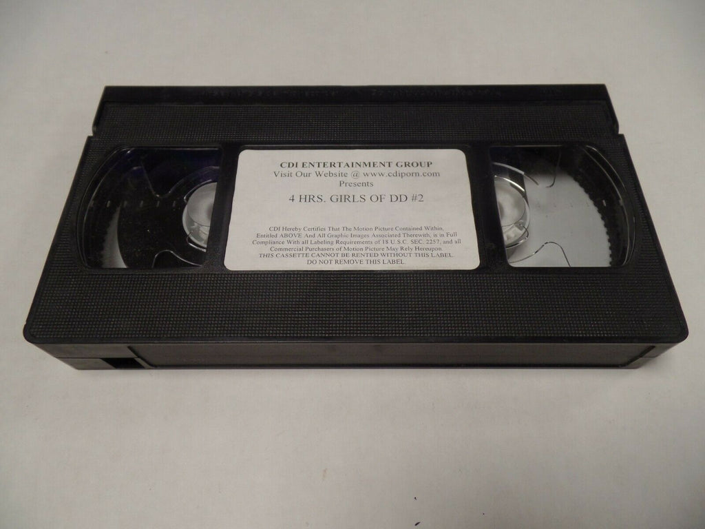 4 Hours Girls of DD #2 CDI Ent Adult VHS 053019AMP2