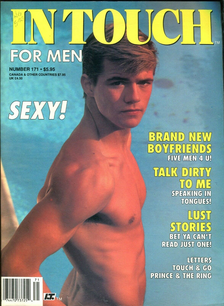 In Touch For Men Gay Magazine Sexy! 5 Men 4 U! #171 May 1991 101219lm-ep