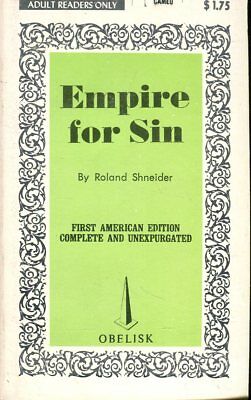 Empire For Sin Adult Novel by Roland Shneider 1968 030318lm-ep