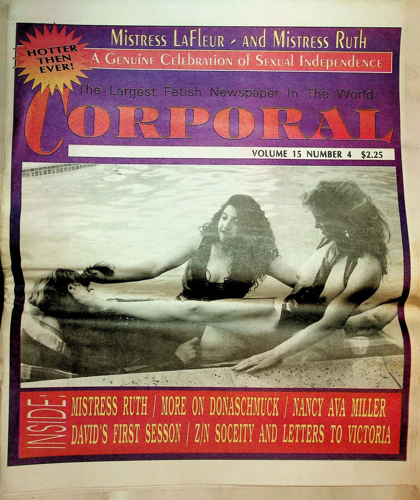 Corporal Newspaper Mistress LaFleur / Mistress Ruth vol.15 #4 1992 022720lm-ep