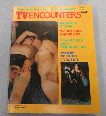 TV Encounters Adult Magazine Crossdressing Contacts Vol.1 #3 1988110614lm-ep
