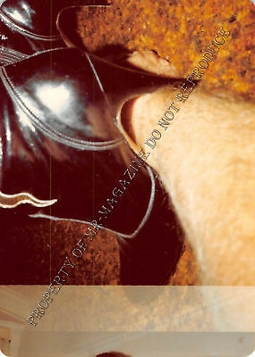 Adult 1970s Photo 3.5x5 Foot Fetish Man Stepped on High Heels Dominatrix 183HS