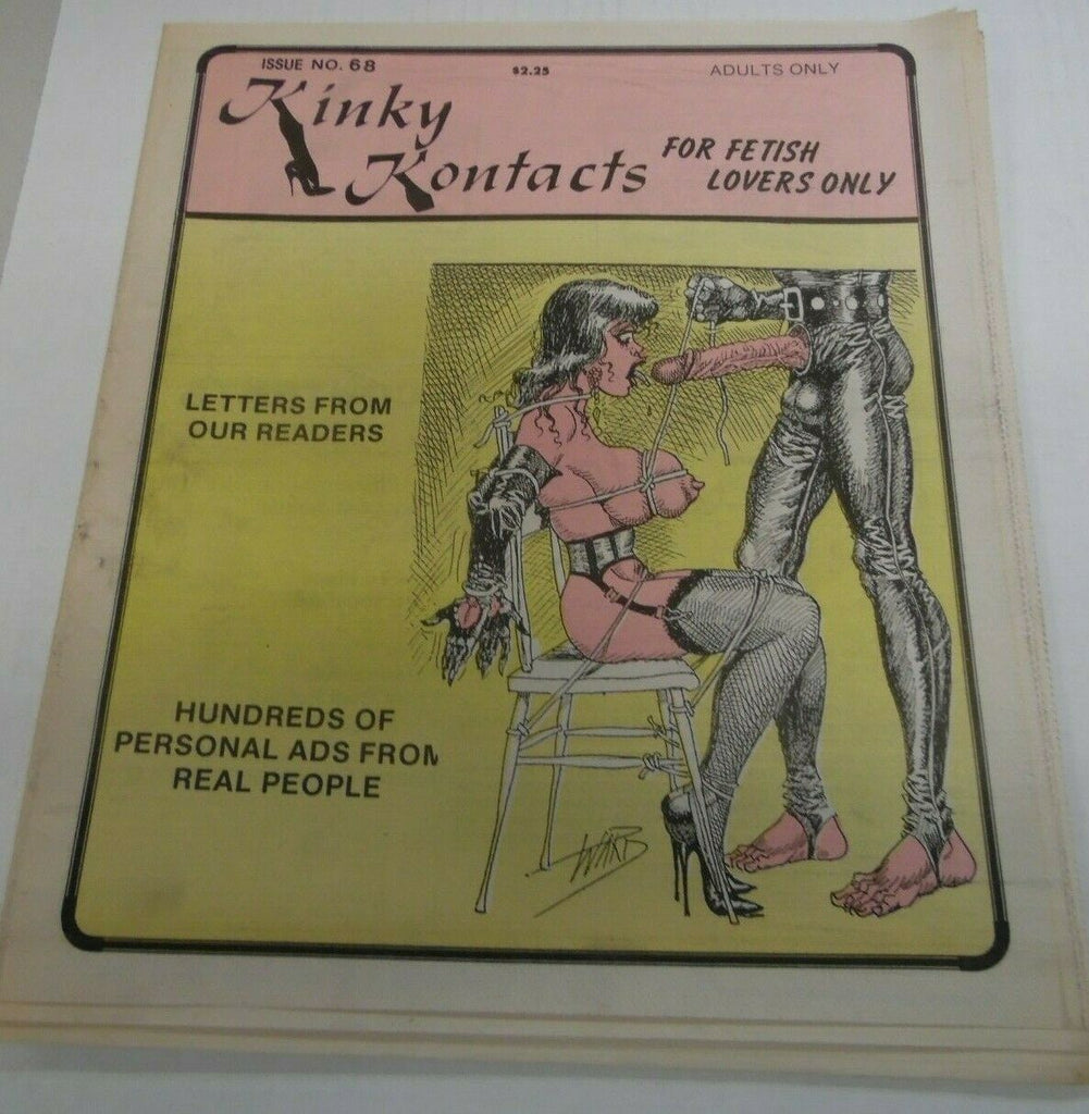 Kinky Kontacts Fetish Contact Newspaper #68 1990's 121719lm-ep
