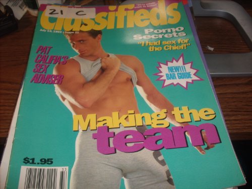 Advocate Classified Men's Gay Magazine Issue #21 Making the Team