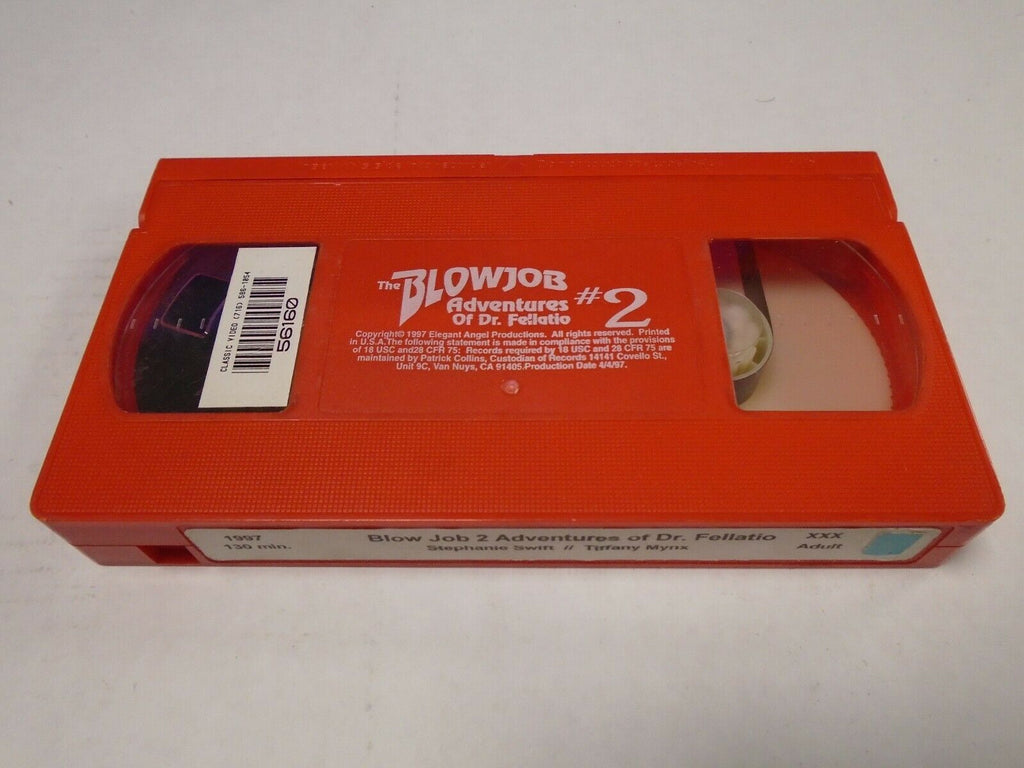 The Blowjob Adventures of Dr Fellatio #2 Stephanie Swift Adult VHS 031819AMP2