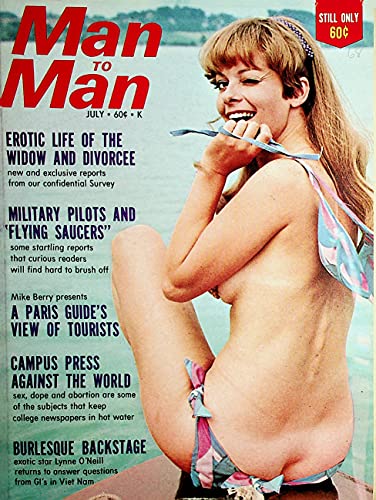 Man To Man Magazine Centerfold Doris Randal / Burlesque Backstage July 1968