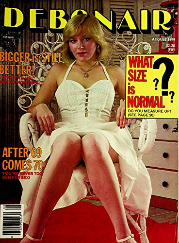 Debonair Adult Magazine Cover Girl Dolly / Bigger Is Still Better August 1979 020226lmp