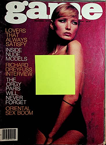 Game Magazine Lovers That Satisfy / Richard Dreyfuss Interview September 1976