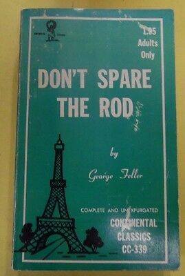 Don't Spare The Rod Adult Novel by George Feller 1970 071613lm-epa2