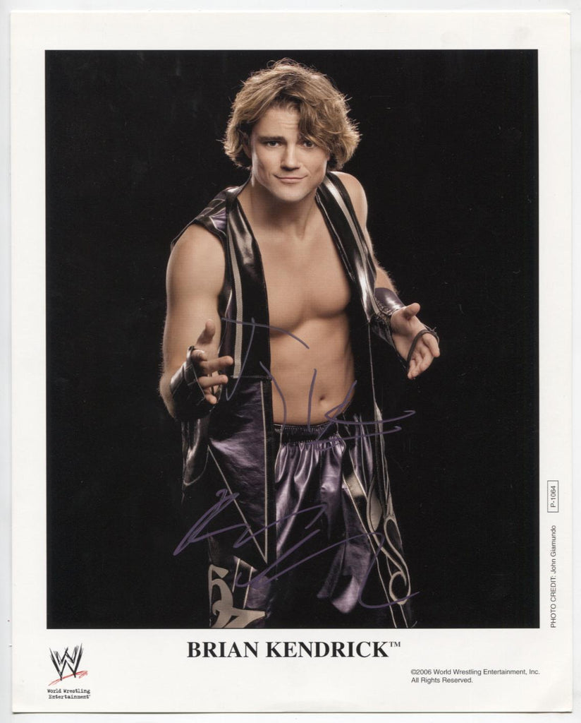 Brian Kendrick WWE Autographed 8"x10" Photo w/COA WWE1-91
