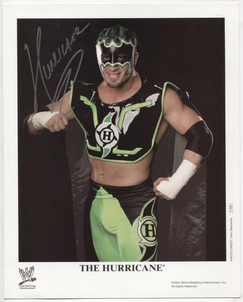 The Hurricane WWE Autographed 8"x10" Promotional Photo w/COA WWE1-89