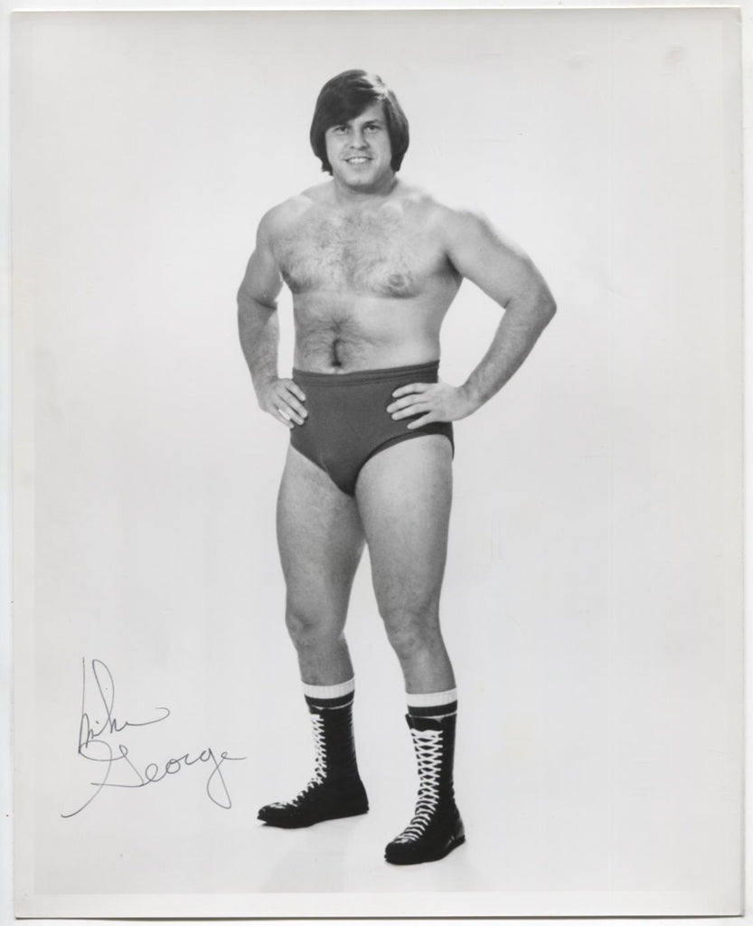Mike George Timekeeper NWA Autographed 8"x10" Photo w/COA WWE1-103