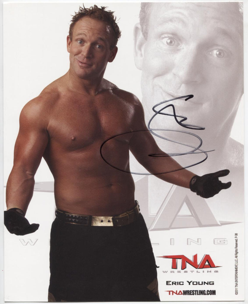 Eric Young TNA Autographed 8"x10" Photo w/COA WWE2-27