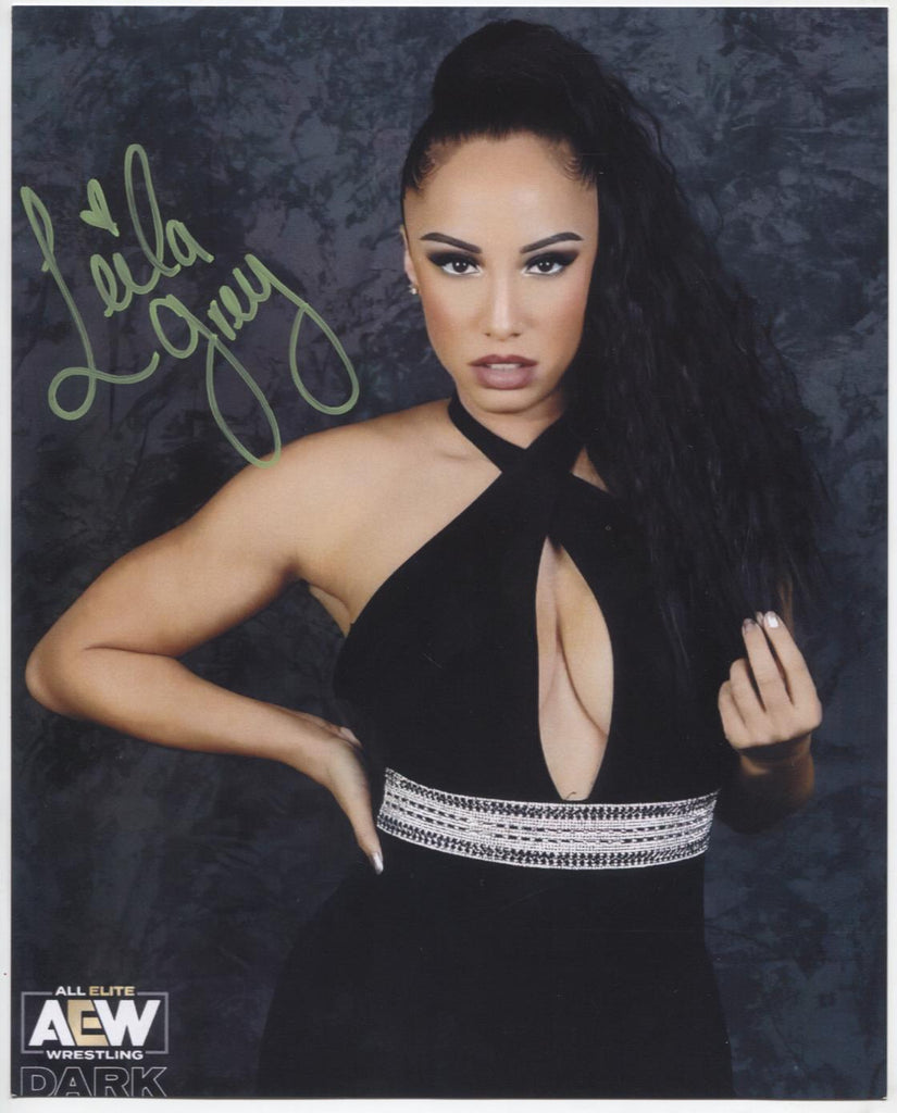 Leila Grey AEW Autographed 8"x10" Photo w/COA WWE2-95