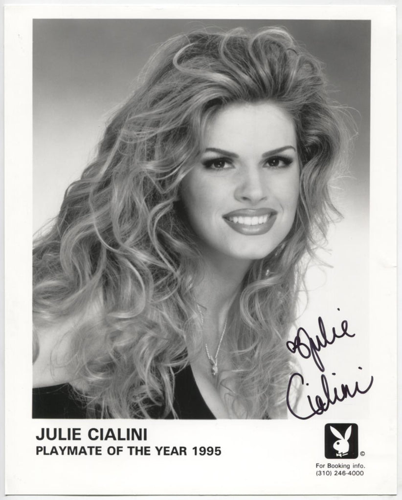 Julie Cialini Playboy Autographed 8"x10" Promo Photo w/COA WWE3-25