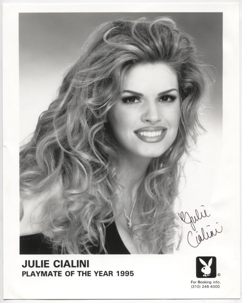 Julie Cialini Playboy Autographed 8"x10" Promo Photo w/COA WWE3-24