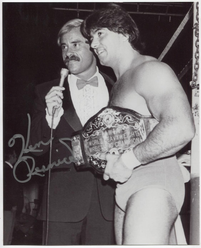 Ken Resnick WWE Announcer Autographed 8"x10" Photo w/COA WWE4-47