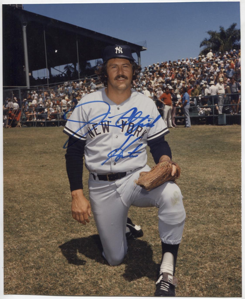 Jim Catfish Hunter Yankees Autographed 8"x10" Photo w/COA WWE4-82