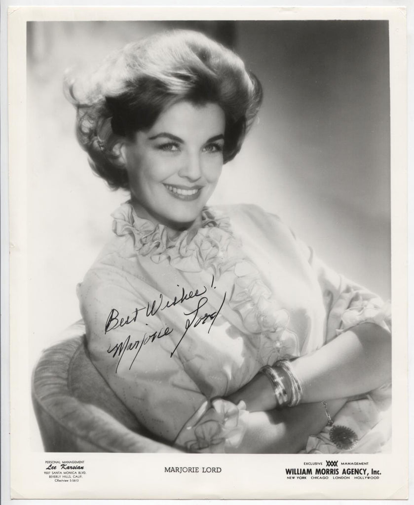 Majorie Lord Actress Autographed 8x10 Photo w/COA WWE5-94