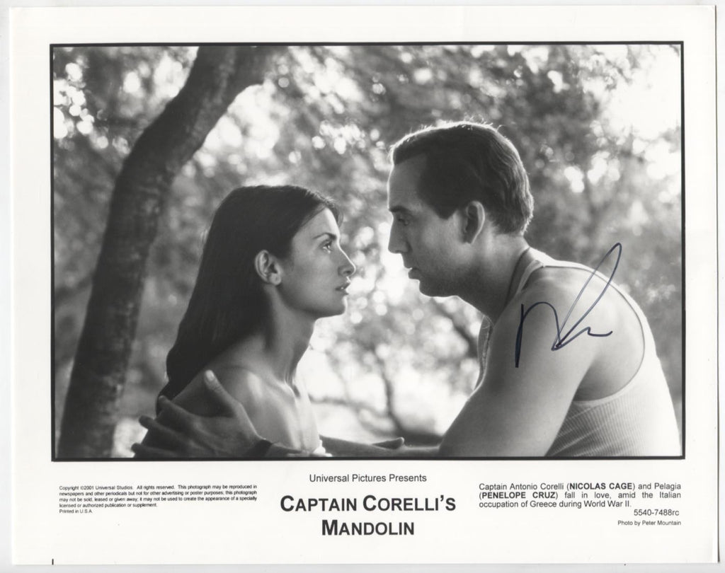 Nicolas Cage Actor Autographed 8"x10" Photo w/COA WWE5-30