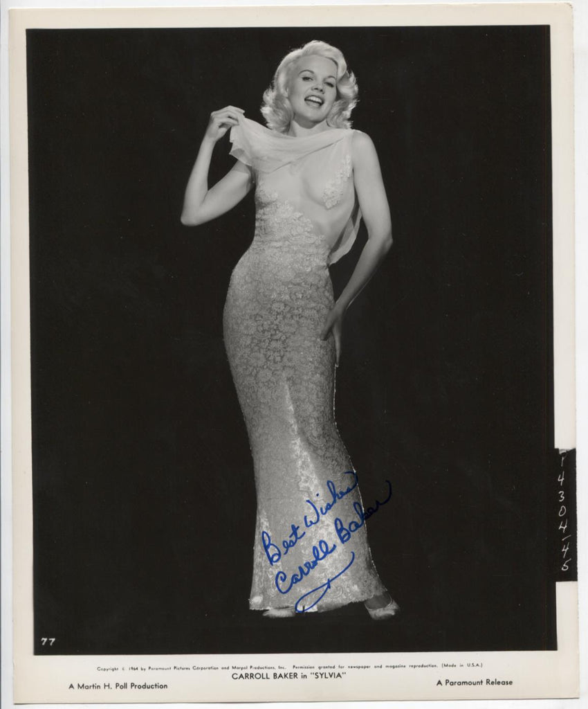 Caroll Baker Actress Autographed 8"x10" Photo w/COA WWE5-36