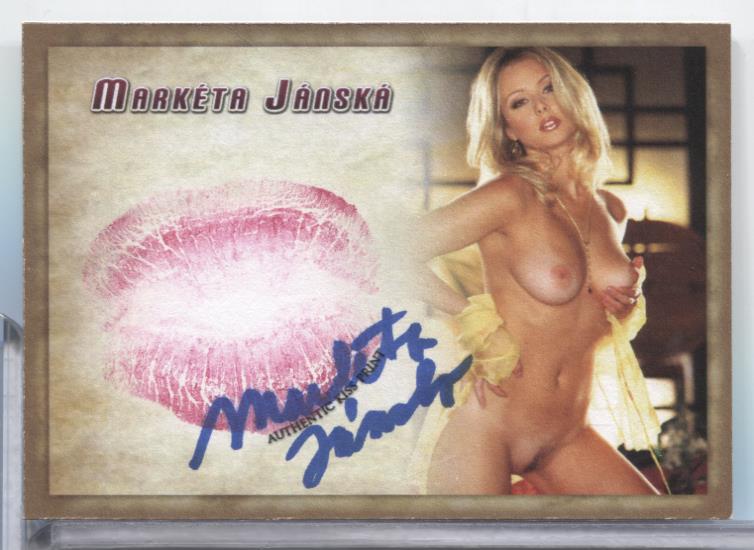 Marketa Janska MIss July 2016 Collectors Expo Auto Kiss Card 062323MLCD15