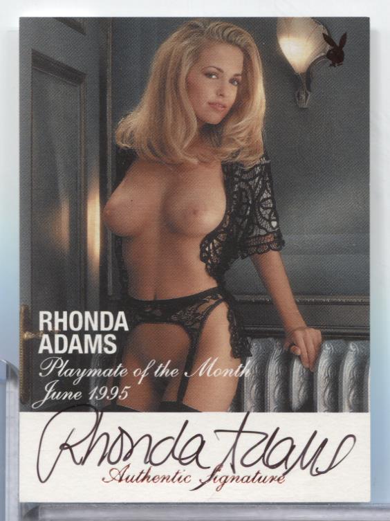 Rhonda Adams Miss June 2002 Playboy Auto 062123MLCD89