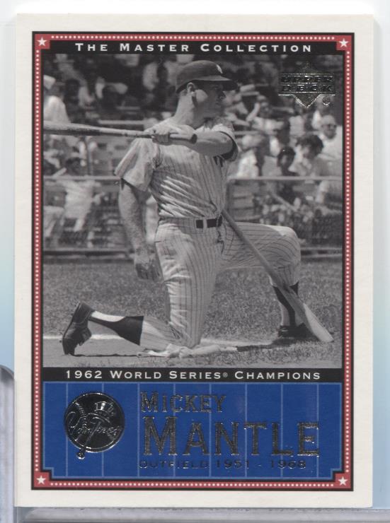Mickey Mantle Yankees 2000 UD The Master Collection 144/500 #NYY20 062623MLCD63