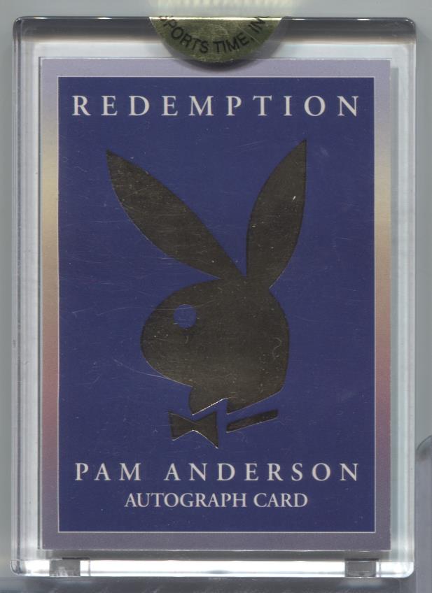 Pam Anderson Playboy Autograph Redemption Card 1996 Sports Time 062623MLCD39