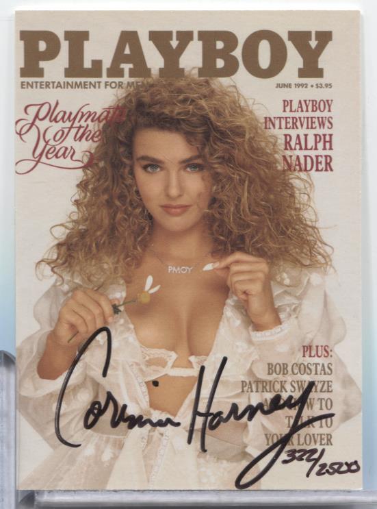 Corinna Harney Autographed 1995 Playboy Card 322/2500 #1PY w/COA 063023MLCD78