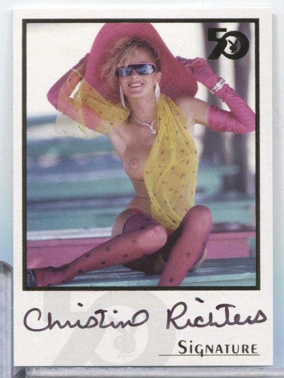 Christine Richters Playmate 2005 Playboy 50 Anniversary Auto 062923MLCD2